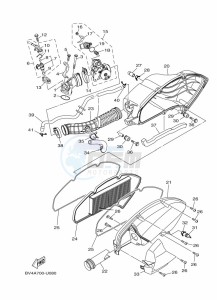 CZD300-A XMAX 300 TECH MAX (BY36) drawing REAR WHEEL & BRAKE SYSTEM