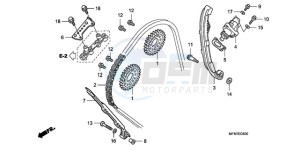 CB1000RA France - (F / CMF) drawing CAM CHAIN/TENSIONER