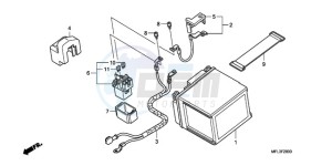 CBR1000RRA Europe Direct - (ED / HRC) drawing BATTERY (CBR1000RR)