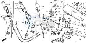 VT600CD drawing SWITCH/CABLE