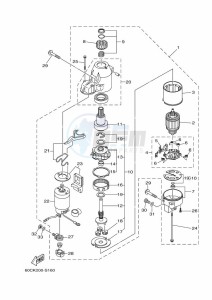 F100BETX drawing STARTER-MOTOR