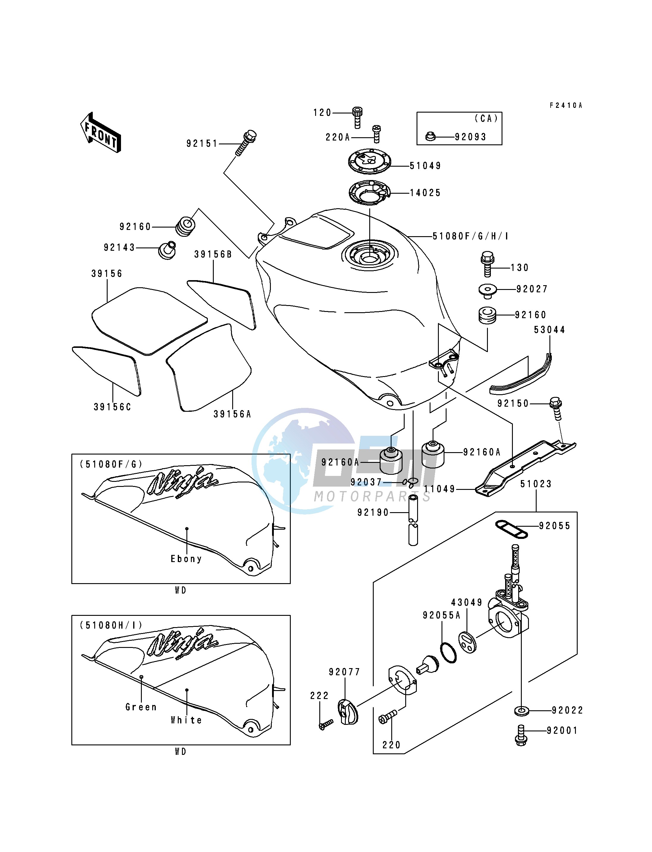 FUEL TANK -- ZX750-P2- -