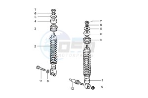 Hexagon 250 GT drawing Rear Shock absorber