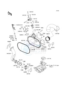 KRF 750 L [TERYX 750 FI 4X4 LE SPORT MONSTER ENERGY] (L9F-L9FA) L9F drawing CONVERTER COVER