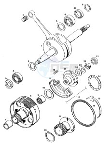 FUN_SPORT_R 50 drawing Crankshaft-clutch