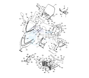 XP T-MAX 500 drawing FRONT BODY