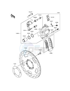 VULCAN S ABS EN650BGF XX (EU ME A(FRICA) drawing Front Brake