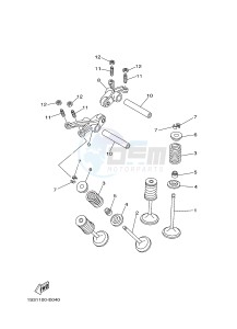 YFM700FWAD YFM700PE GRIZZLY 700 EPS (2BG3 2BG4) drawing VALVE