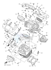 XVS950A (26P6) drawing CYLINDER HEAD