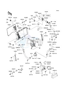 ZR 750 K [Z750S] (K6F) K6F drawing RADIATOR