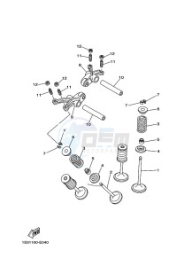 YFM700FWAD GRIZZLY 700 EPS (BDE7) drawing VALVE