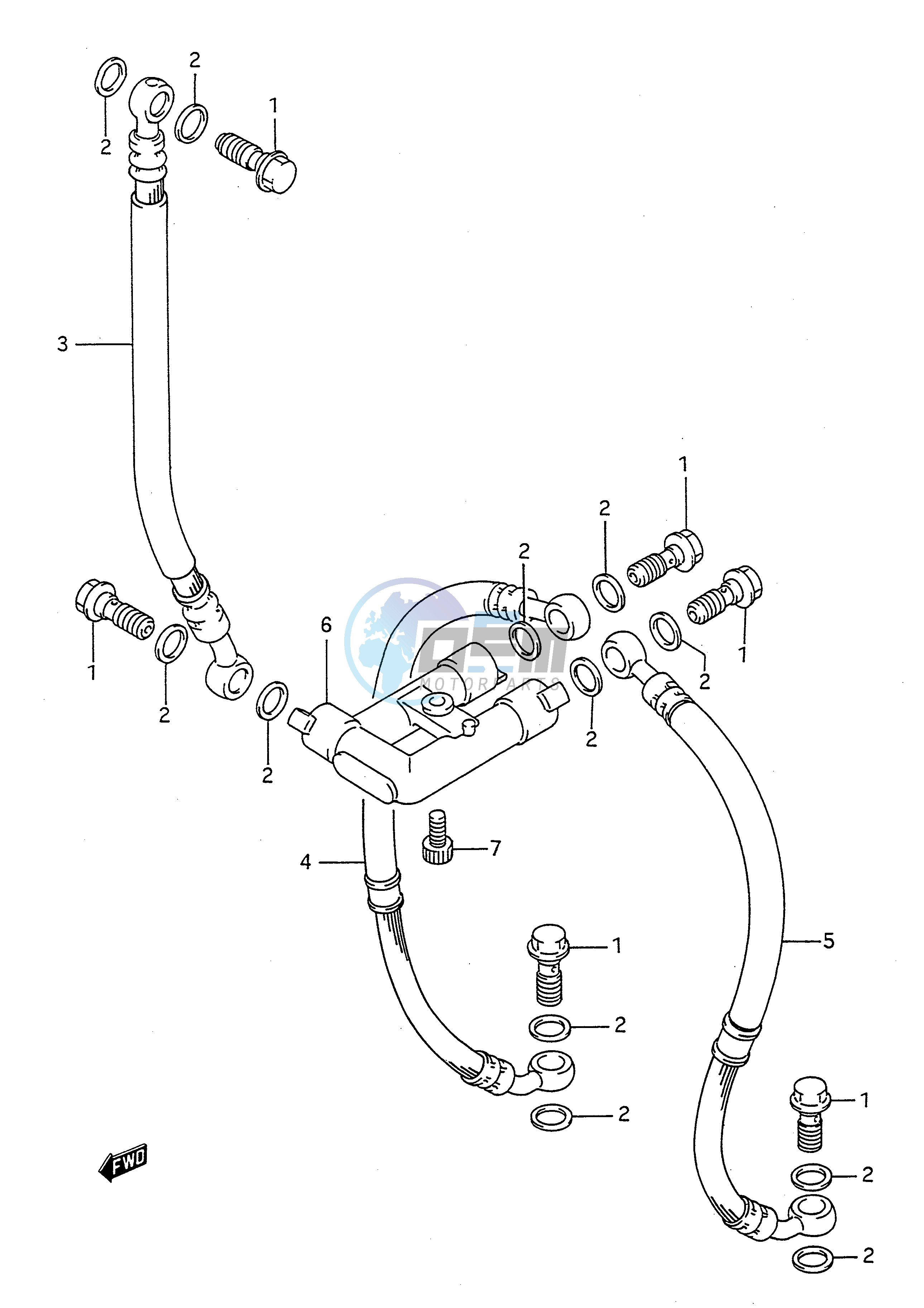 FRONT BRAKE HOSE