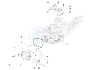 150 4T 3V ie Primavera (APAC, LATAM) (AU, S.A., TH, TN, VT) drawing Cylinder head cover