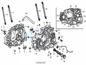 ETX 150 drawing Crankcase