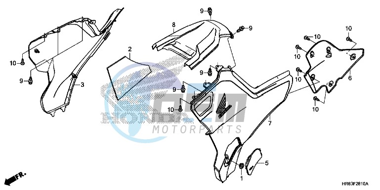 SIDE COVER/TANK COVER