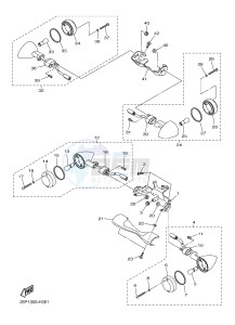 XVS950A (26P6) drawing FLASHER LIGHT