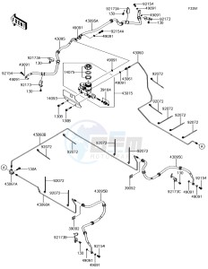 MULE PRO-DX KAF1000EJF EU drawing Master Cylinder