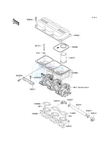 JH 1100 A [1100 ZXI] (A6-A8) [1100 ZXI] drawing FLAME ARRESTER