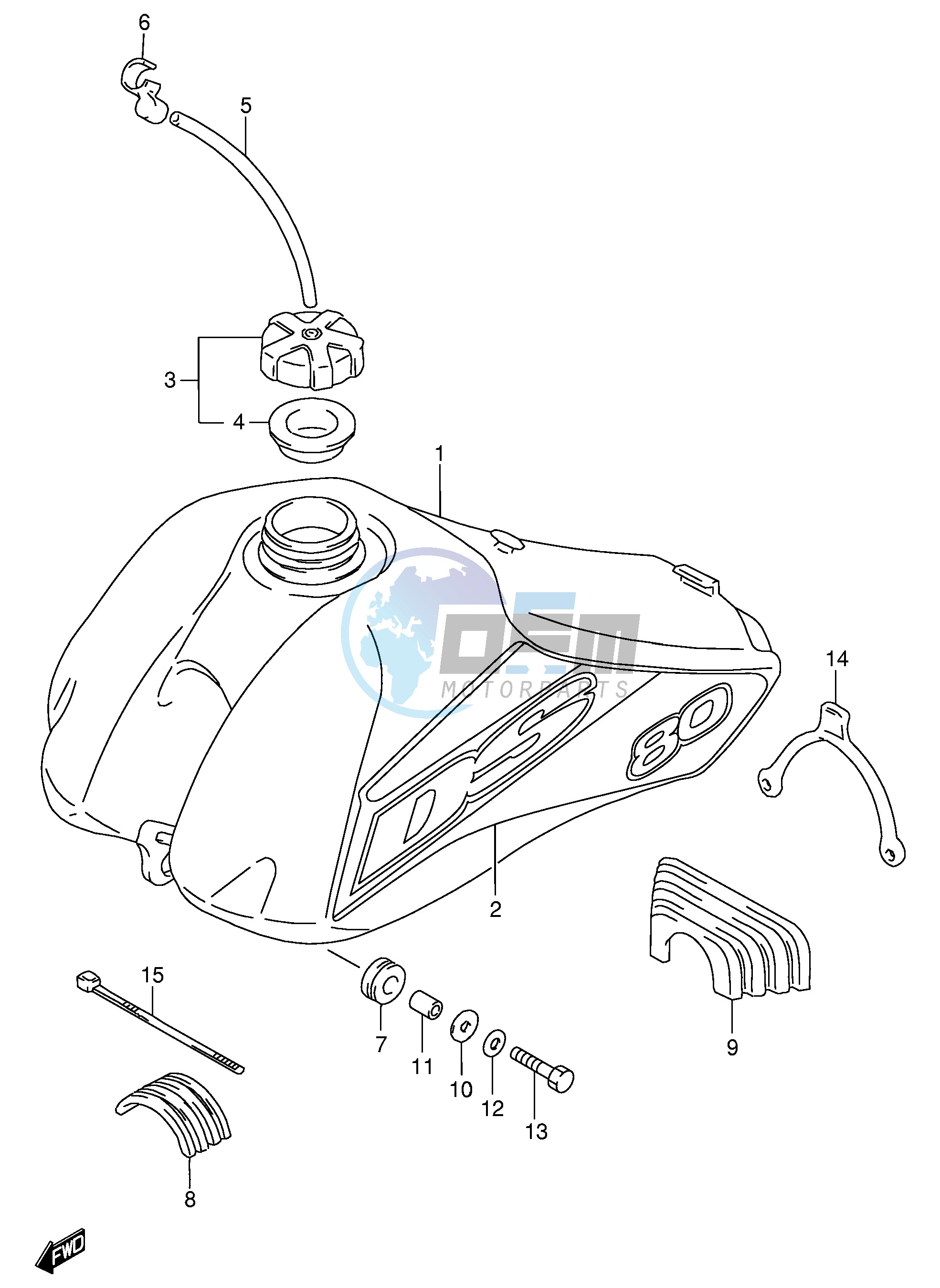 FUEL TANK (MODEL Y)