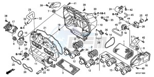 CB600FA France - (F / CMF 25K) drawing AIR CLEANER