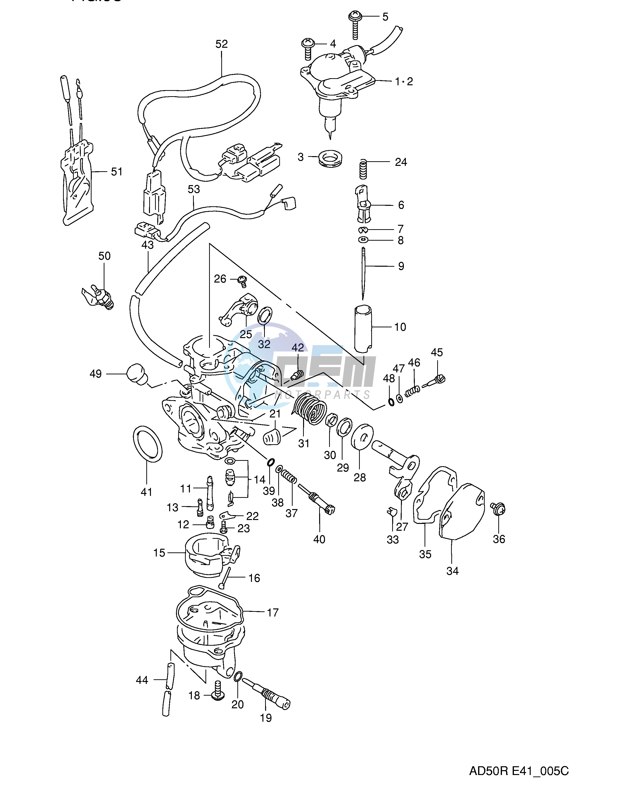 CARBURETOR (MODEL M R)