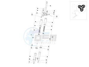 Liberty 50 4T Delivery 2012-14 drawing Fork's components (Wuxi Top)