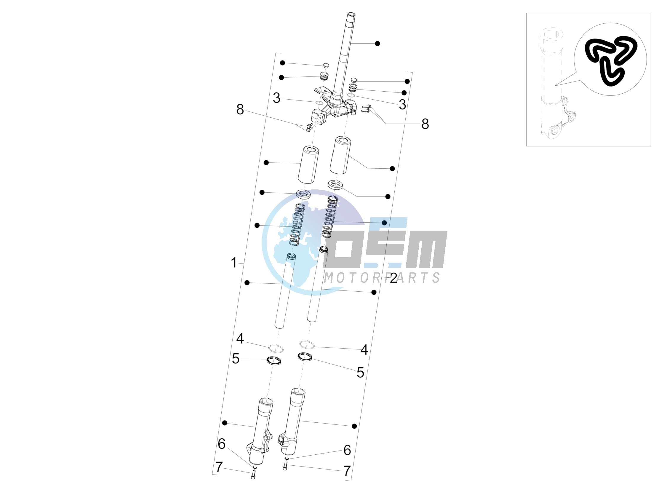 Fork's components (Wuxi Top)