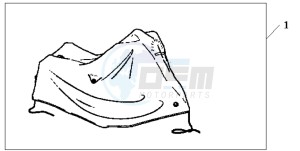 VTR1000SP VTR1000SP-2 drawing BODY COVER XL HONDA LOGO