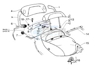 Hexagon GTX 125-180 drawing Saddle