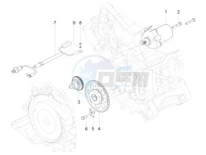 SXL 125 4T 3V drawing Stater - Electric starter