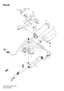 SFV650 (E3-E28) Gladius drawing EVAP SYSTEM (E33)