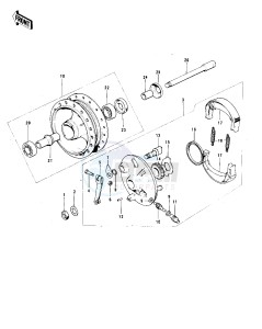 MC1 (A-B) 90 drawing FRONT HUB_BRAKE -- MC1-A_B- -