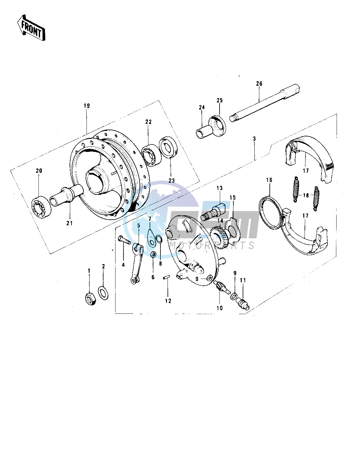 FRONT HUB_BRAKE -- MC1-A_B- -