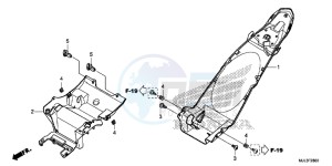 NC700XDE NC700XD 2ED - (2ED) drawing REAR FENDER