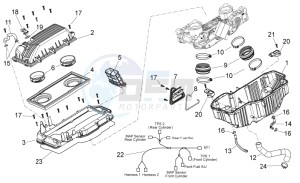 Shiver 750 drawing Air box