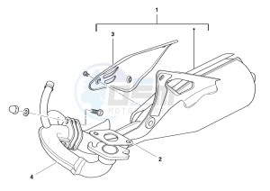 Ark AC 45 Tribal- Silver-Matt Black 125 drawing Silencer