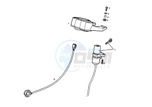 SENDA BLACK EDITION - 50 cc drawing DASHBOARD UNIT