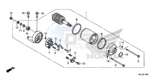 NC750SE NC750S Continue » Europe Direct - (ED) drawing STARTING MOTOR