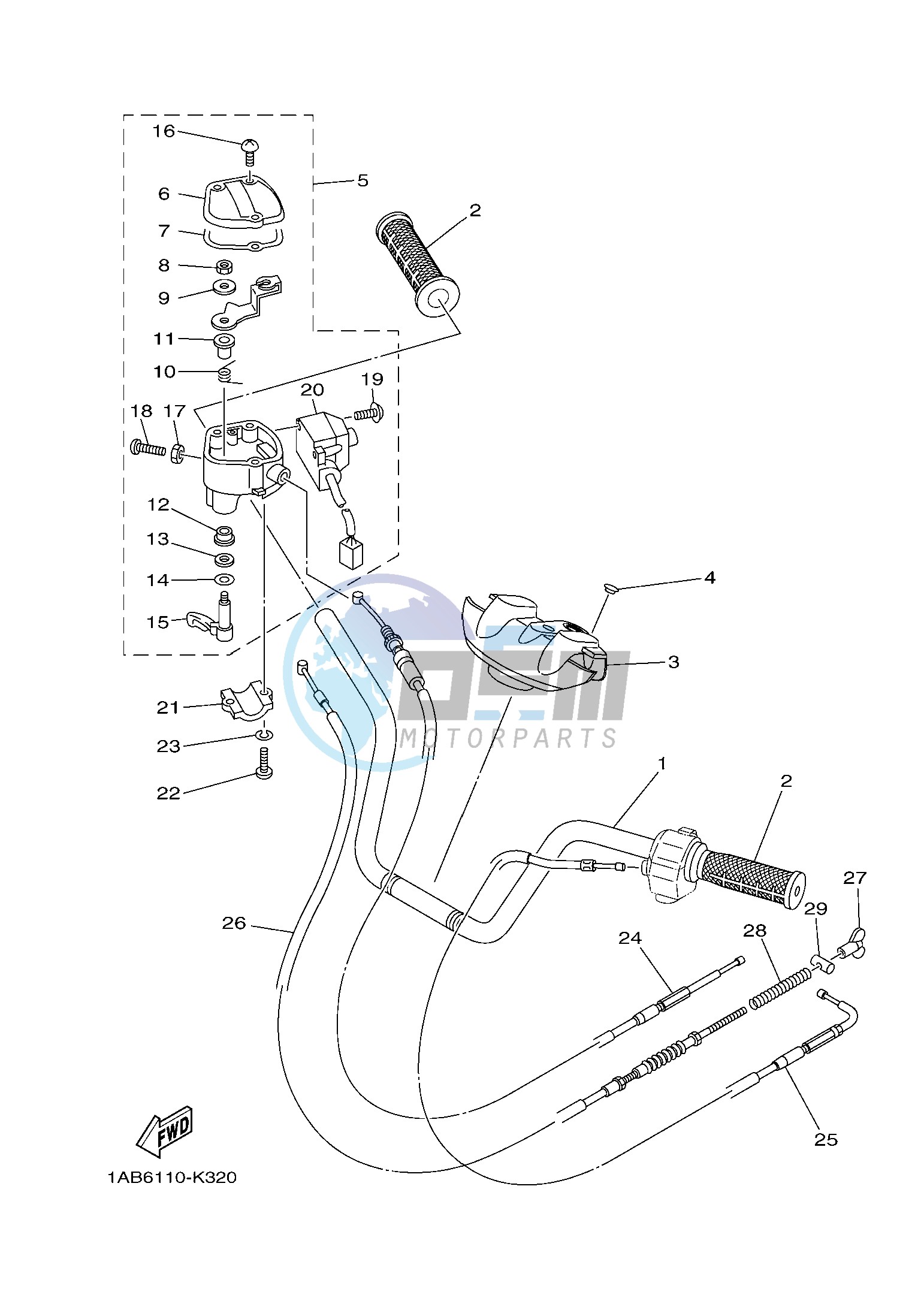 STEERING HANDLE & CABLE