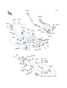 VN 2000 A [VULCAN 2000] (A6F-A7F) A6F drawing MUFFLER-- S- -