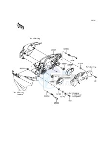 NINJA_ZX-6R ZX636EDF FR GB XX (EU ME A(FRICA) drawing Headlight(s)