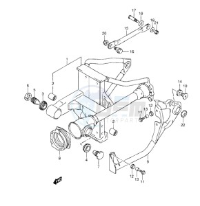 VZ800L1 drawing REAR SWINGING ARM