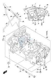 RM-Z250 drawing CRANKCASE