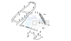 ATLANTIS - 50 CC Euro 2 4T drawing REAR SHOCK ABSORBER