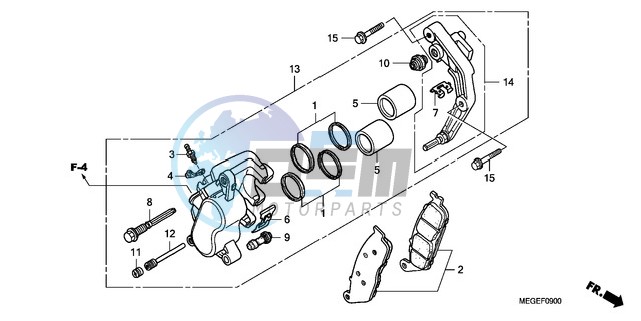 FRONT BRAKE CALIPER