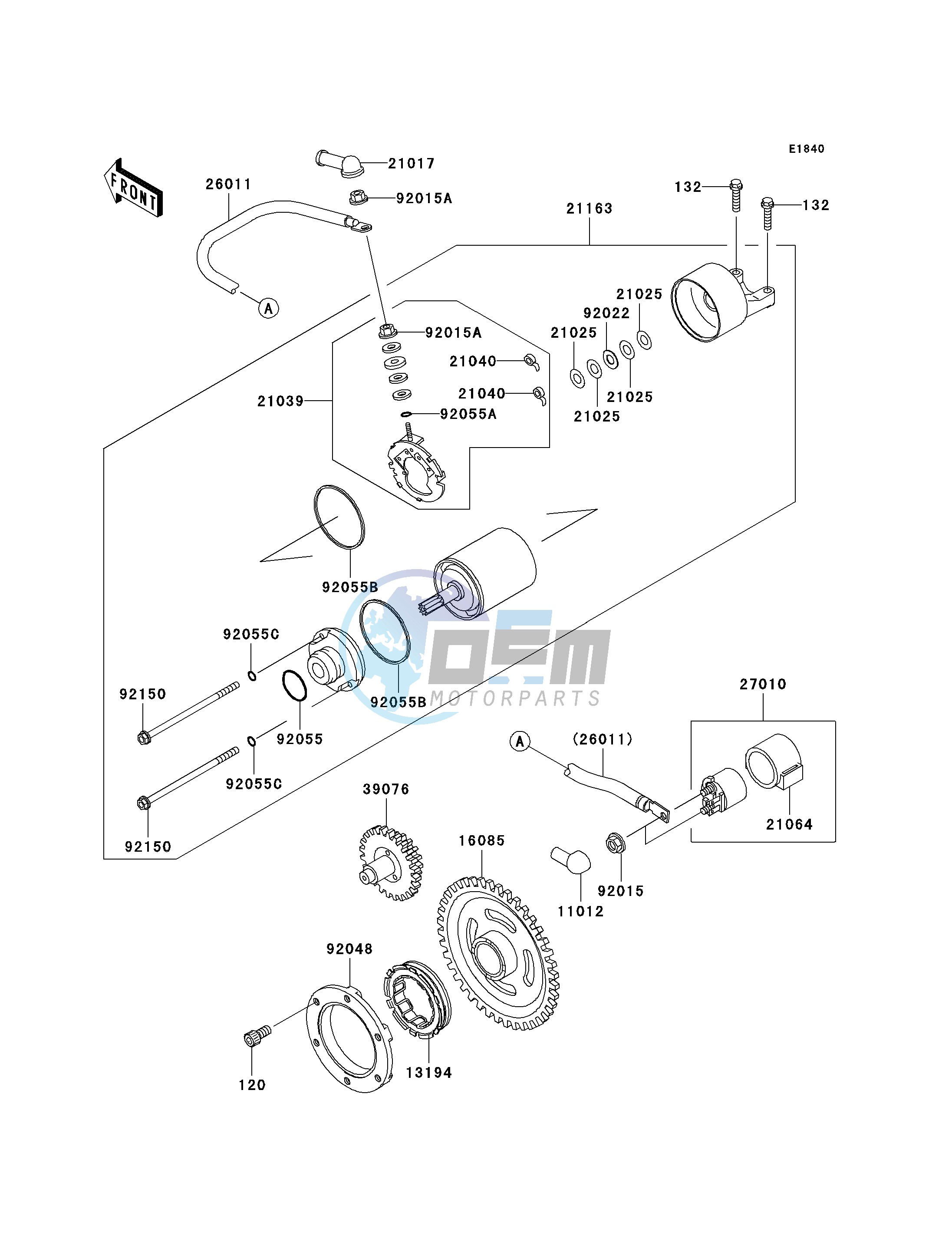 STARTER MOTOR-- C6F - C8F- -