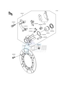 KL 250 D [KLR250] (D10-D14) [KLR250] drawing FRONT BRAKE