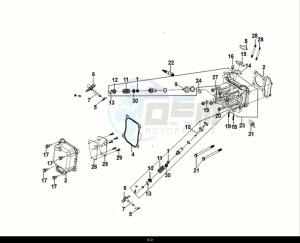 FIDDLE IV 125 (XG12WW-IT) (E5) (M1) drawing CYLINDER HEAD