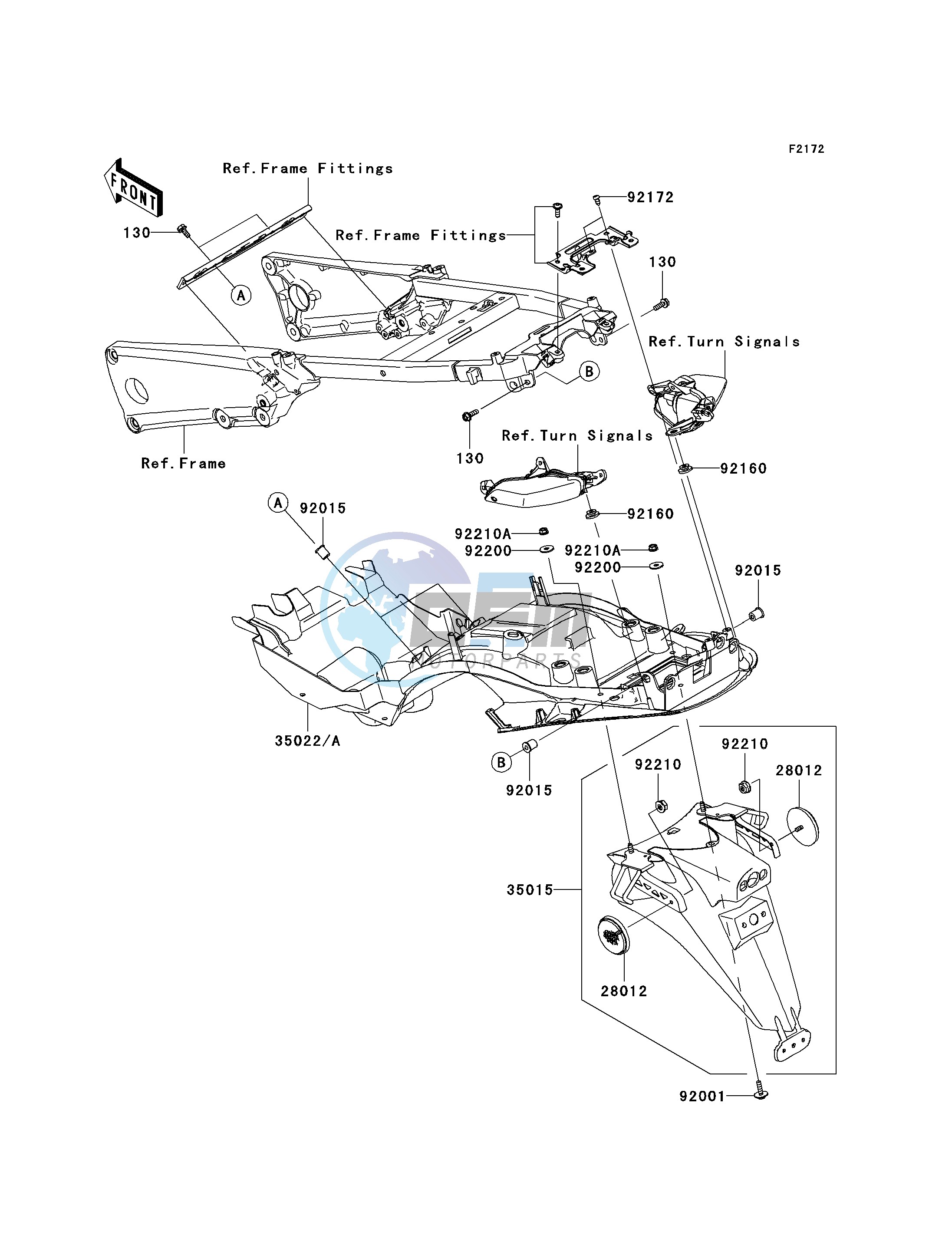 REAR FENDER-- S- -