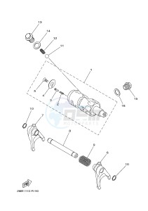 YXE700E YXE70WPXH WOLVERINE R-SPEC EPS (2MBD) drawing SHIFT CAM & FORK